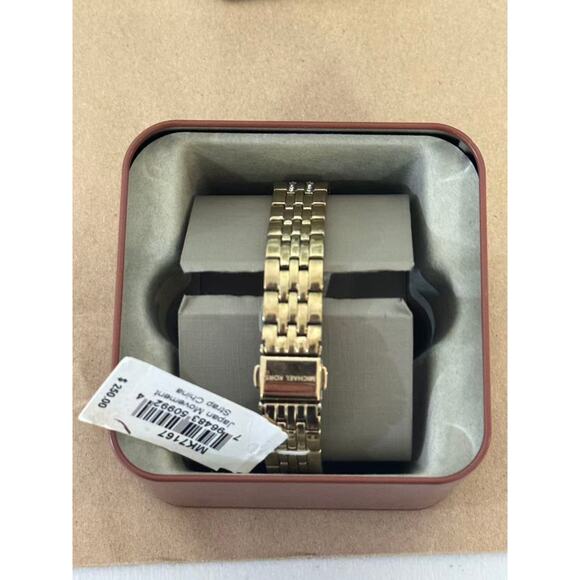 Michael Kors Anabeth MK7167 Ladies Gold Tone Watch With White Dial - Picture 2 of 5